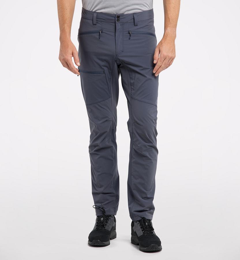 Haglöfs Mens Lite Flex Hiking Pants Blue New Zealand 67291FJZW